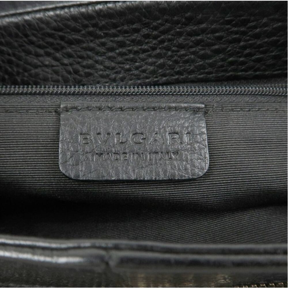 💎✨Authentic✨💎BVLGARI Logo Mania Canvas Leather 2Way Bag Shoulder Bag - Picture 15 of 16